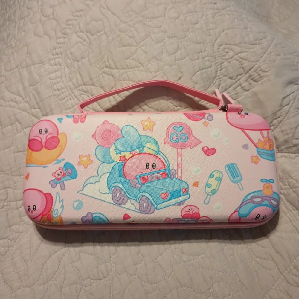NWOT FANPL Kirby Bubble Star Carrying Case for Switch